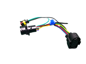 СУПЕР РАЗЬЕМ для блок фары КАЛИНА С МАЗОВСКОЙ И ПОВОРОТНОЙ фишками