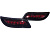 Катафот заднего бампера  21704 LED ZFT-393 PLASTIK RED КРАСНЫЙ (АНАЛОГ)