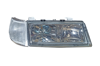 Блок фара 2110 под БОШ ГЛАДКОЕ СТЕКЛО правая белый указатель поворота Б/Л (ML229)