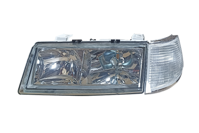 Блок фара 2110 под БОШ ГЛАДКОЕ СТЕКЛО левая белый указатель поворота Б/Л (ML228)