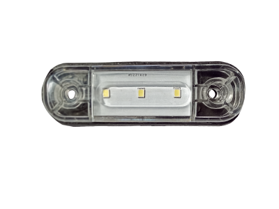 Фонарь контурный 3-х диодный БЕЛЫЙ 12/24V (ML207)