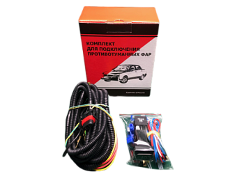 Проводка для противотуманных фар в ГОФРЕ для Lada Granta 2190 (ML)