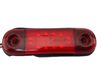 79-02 Фонарь контурный 12-х диодный КРАСНЫЙ 12/24V (АвтоСфера)