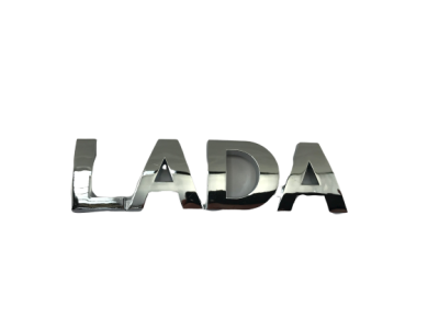 Эмблема задка маленькие буквы LADA