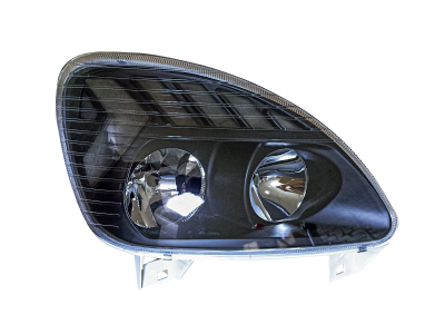 Блок фара 2217 газель бизнес правая пластиковый рассеиватель в стиле AUDI (ML291)