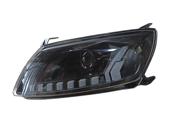 Блок фара 2190 левая в стиле AUDI c BI-LED линзой (ML285)