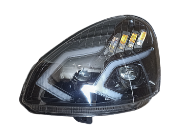 Блок фара 2170 левая в стиле АУДИ с линзами ближ+дальний DN-504 (КИТАЙ)