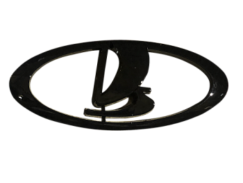 Эмблема решетки радиатора Lada-2170 ЧЕРНАЯ  на скотч