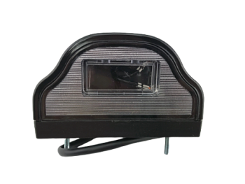 ПН-01011 Подсветка номерного знака евро фура черная (волна) б/л  (АвтоСфера)