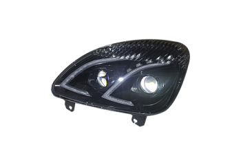 Блок фара 2217 газель бизнес левая с линзами ДХО ZK-02-004-3 (ML406)