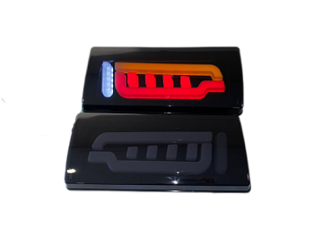 Фонарь задний 2107 DH-405 черный в стиле АУДИ (КИТАЙ)