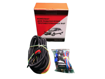 Проводка для противотуманных фар в ГОФРЕ для Lada Granta 2190 (ML)