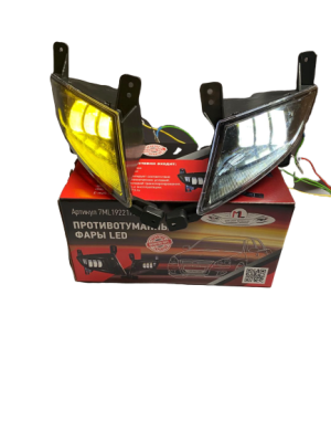 Фара противотуманная 21704 нового образца LED 2-Х РЕЖИМНЫЕ БЕЛЫЙ+ЖЕЛТЫЙ (ML)