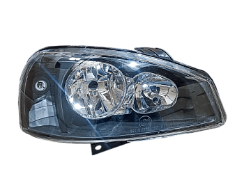 BLACK Блок фара 1118 правая под БОШ ПЛАСТИКОВЫЙ РАССЕИВАТЕЛЬ (ML308)