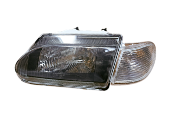 BLACK Блок фара 2114 левая белый указатель под БОШ (ML096)