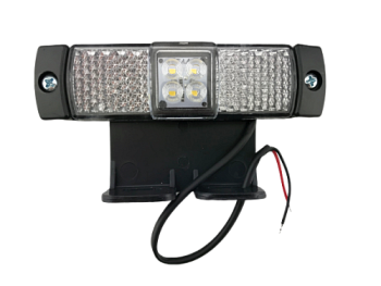 80-01К Фонарь маркерный БЕЛЫЙ 12/24V (АвтоСфера)