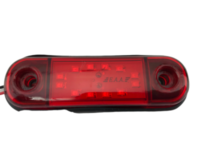 79-02 Фонарь контурный 12-х диодный КРАСНЫЙ 12/24V (АвтоСфера)