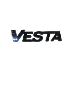 Эмблема Vesta черная задняя