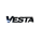 Эмблема Vesta черная задняя