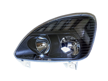 Блок фара 2217 газель бизнес левая пластиковый рассеиватель в стиле AUDI (ML290)