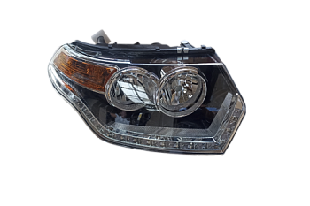 Блок фара Уаз ПАТРИОТ с ДХО LED рейсталинг правая ZK-04-187 (GS)