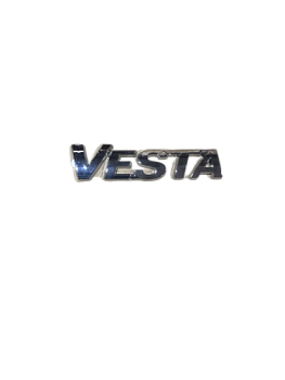 Эмблема Vesta хром задняя