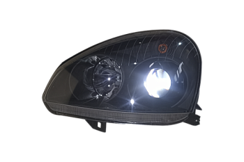 BLACK Блок фара 2170 под БОШ левая c ЛИНЗОЙ BI-LED Б/Л (ML342)