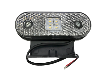 81-01К Фонарь маркерный БЕЛЫЙ 12/24V (АвтоСфера)