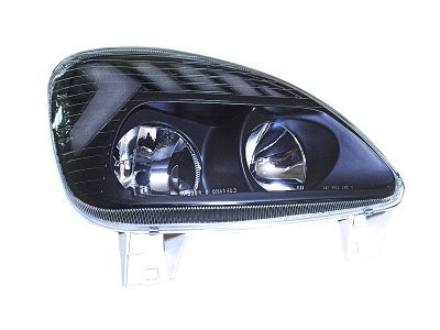 Блок фара 2217 газель бизнес правая стеклянный рассеиватель в стиле AUDI (ML295)