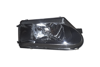 BLACK Блок фара 2114 правая под БОШ с NIKE маской LED без поворотника (ML303)