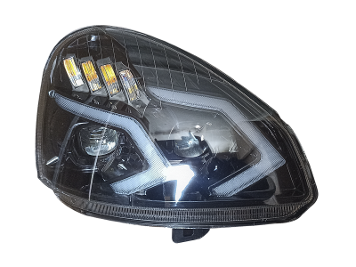 Блок фара 2170 правая в стиле АУДИ с линзами ближ+дальний DN-504 (КИТАЙ)