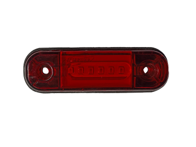 Фонарь контурный 6-х диодный КРАСНЫЙ 12/24V (ML205)