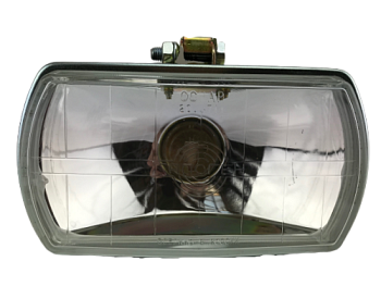 2012.3711-БЛ Фара-прожектор прямоугольная туманка прозрачное стекло УАЗ,КАМАЗ (ОСВАР)